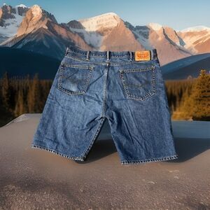 Levi's‎ 505 Jean Shorts Men's W40 Regular Fit 5-Pocket 100% Cotton Blue Denim
